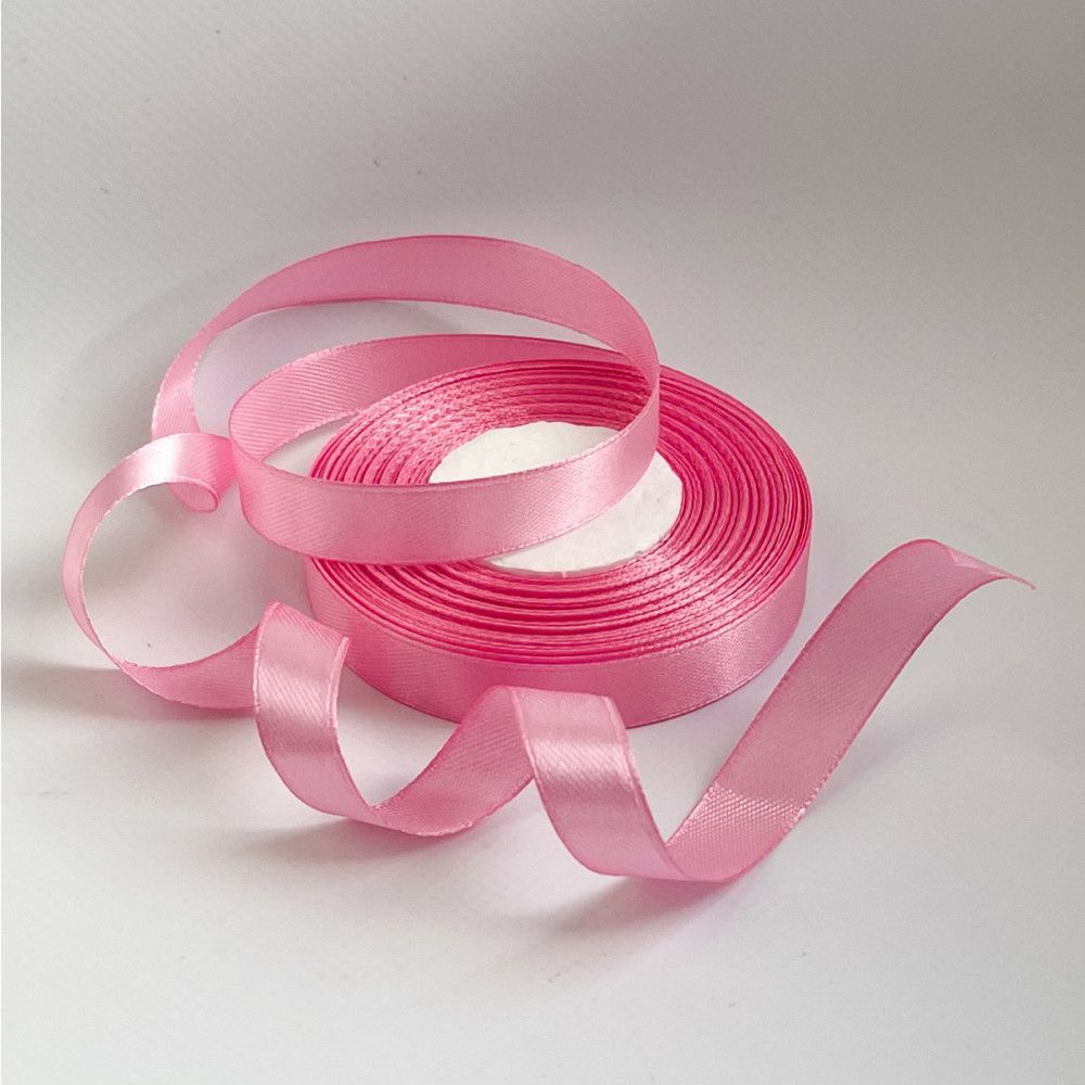 Стрічка атласна світло-рожева №079 12 мм рулон 23 м RS-079-12 фото