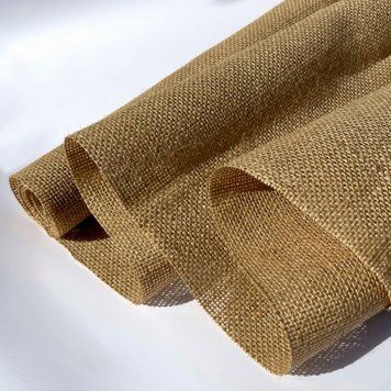 Мішковина джутова декоративна Еліт, рулон 50 см 1,25 м 07-01-05 фото